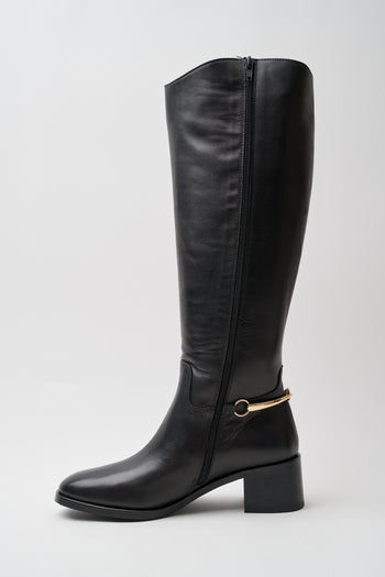 Albano Stivale Nero Donna - 5