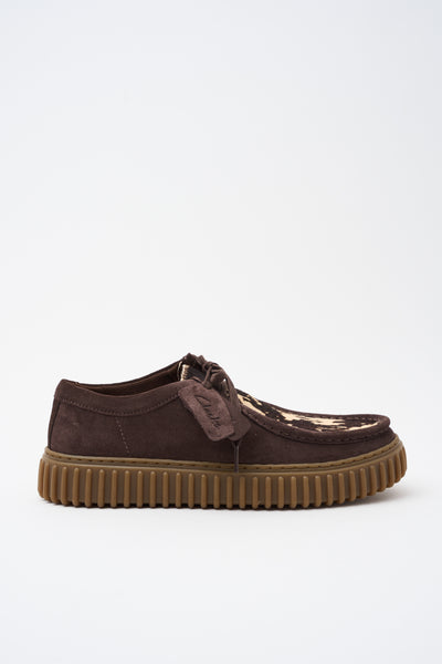 Clarks Stringata Dark Brown/cow Uomo