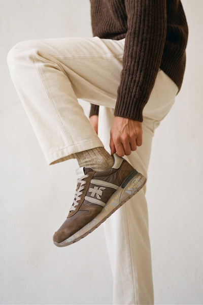 Premiata Sneaker Marrone Uomo