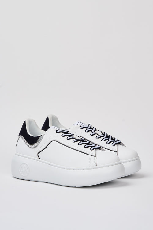 Armani Exchange Sneaker Op.white+blue Donna - 2