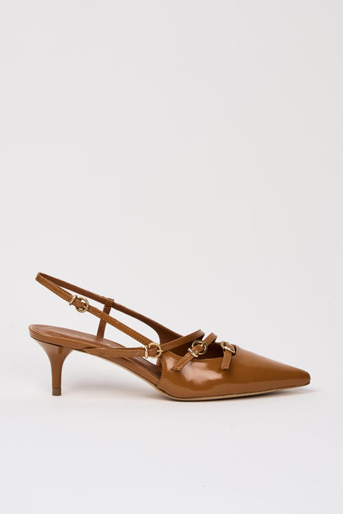 Tre Emme Slingback Cuoio Donna