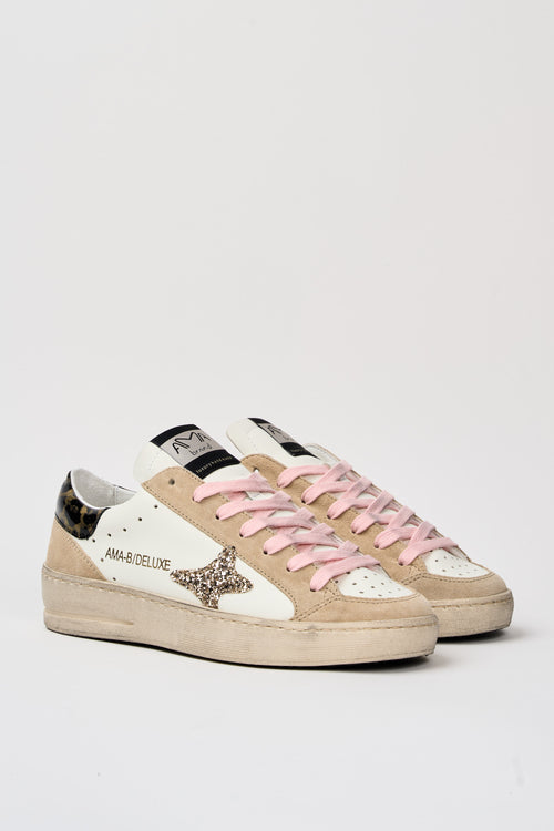 Ama-brand Sneaker Bianco/beige/rosa Donna - 2
