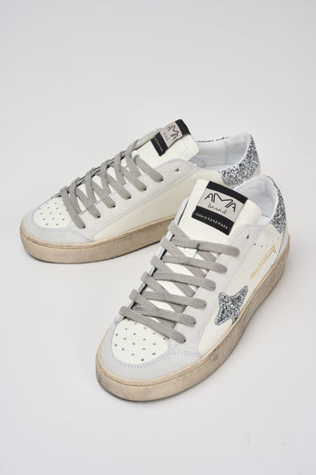 Ama-brand Sneaker Bianco/argento Donna - 7