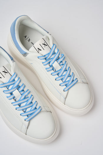 Armani Exchange Sneaker Off White+blue Donna - 3