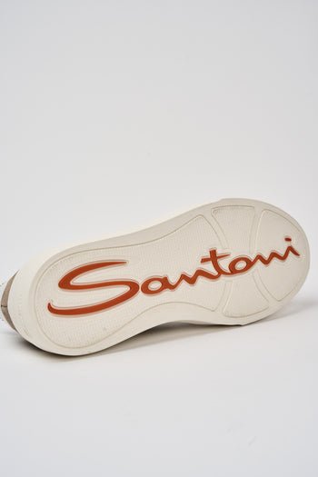 Santoni Sneaker Beige Uomo - 4