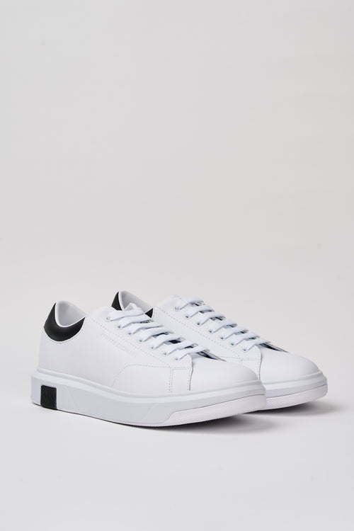 Armani Exchange Sneaker Op.white+black Uomo - 2
