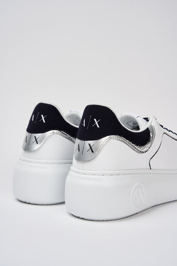 Armani Exchange Sneaker Op.white+blue Donna - 5