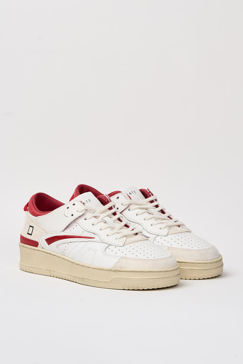 D.a.t.e. Sneaker White/red Donna - 2