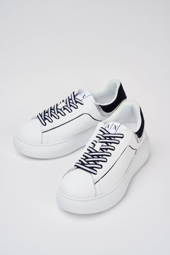 Armani Exchange Sneaker Op.white+blue Donna - 6