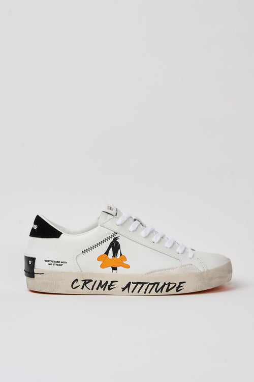 Crime London Sneaker Bianco Uomo