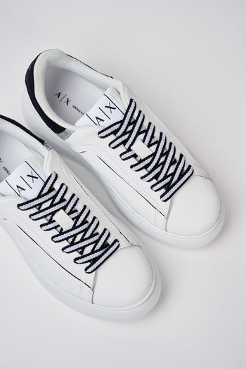 Armani Exchange Sneaker Op.white+blue Donna - 3