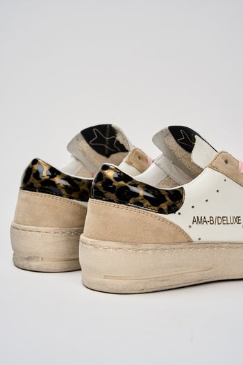 Ama-brand Sneaker Bianco/beige/rosa Donna - 6