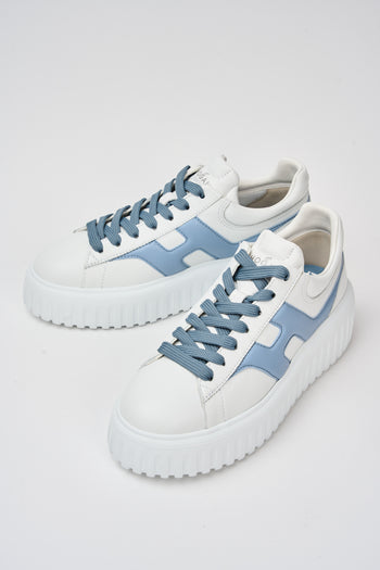 Hogan Sneaker Bianco+ashley Blue Donna - 6