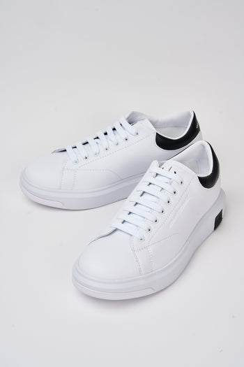 Armani Exchange Sneaker Op.white+black Uomo - 7