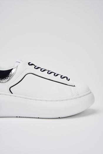 Armani Exchange Sneaker Op.white+blue Donna - 4