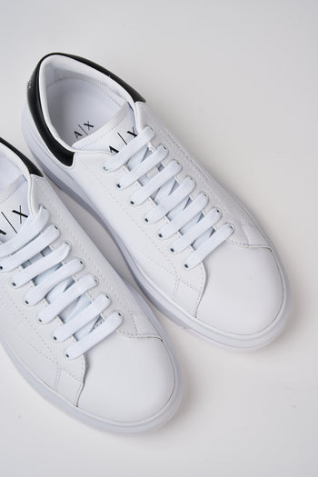 Armani Exchange Sneaker Op.white+black Uomo - 3