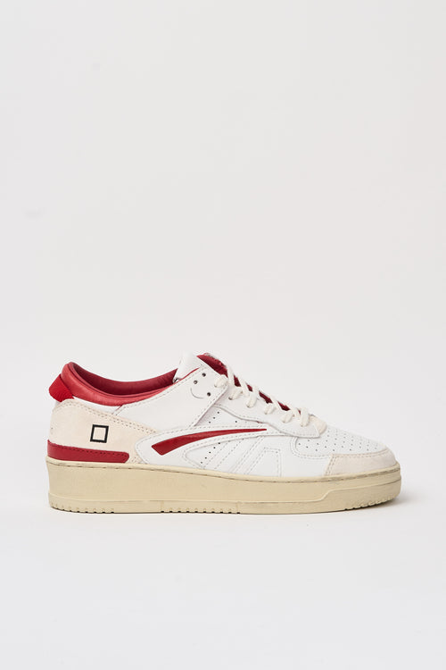 D.a.t.e. Sneaker White/red Donna