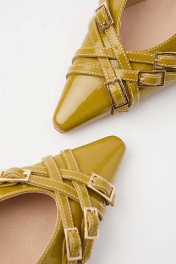 Tre Emme Slingback Senape Donna - 3