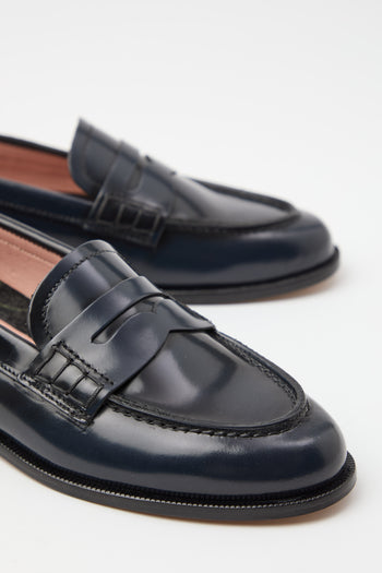 Tre Emme Mocassino Blu Donna - 4