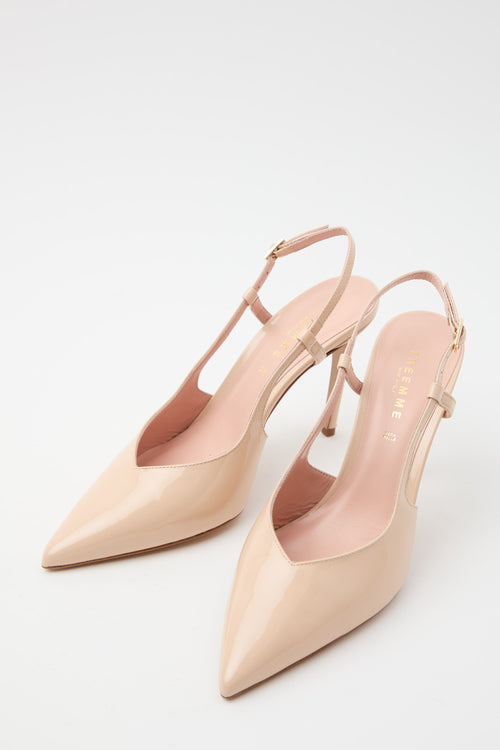 Tre Emme Slingback Nude Donna - 2