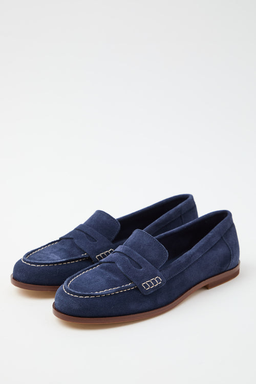 Tre Emme Mocassino Blu Donna - 2