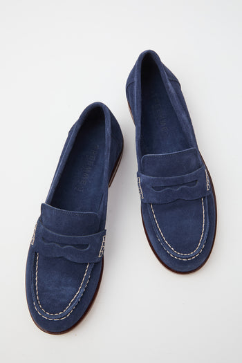 Tre Emme Mocassino Blu Donna - 8