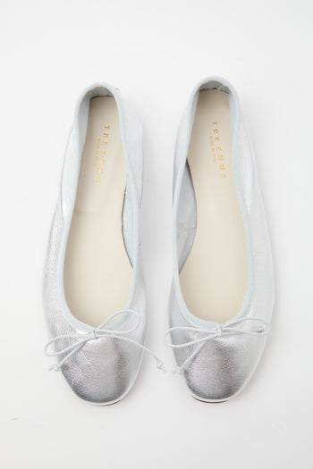Tre Emme Ballerina Argento Donna - 6