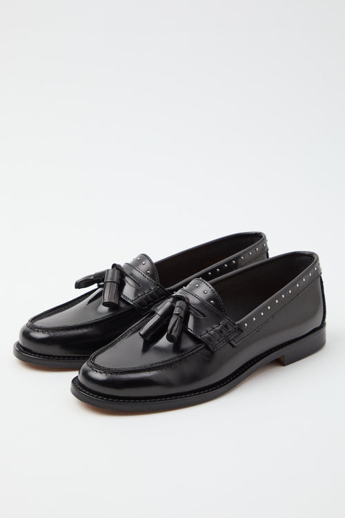 Tre Emme Mocassino Nero Donna