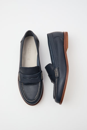Tre Emme Mocassino Blu Donna - 5