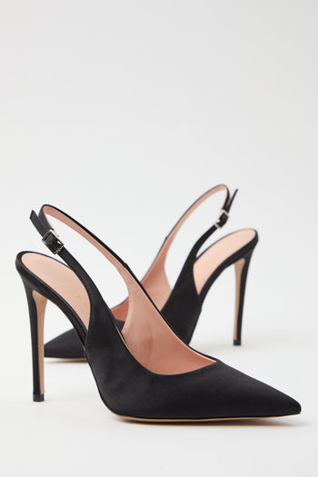 Tre Emme Slingback Nero Donna - 6