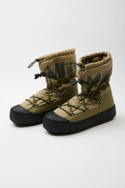 Moon Boot Doposci Army Green Uomo - 2