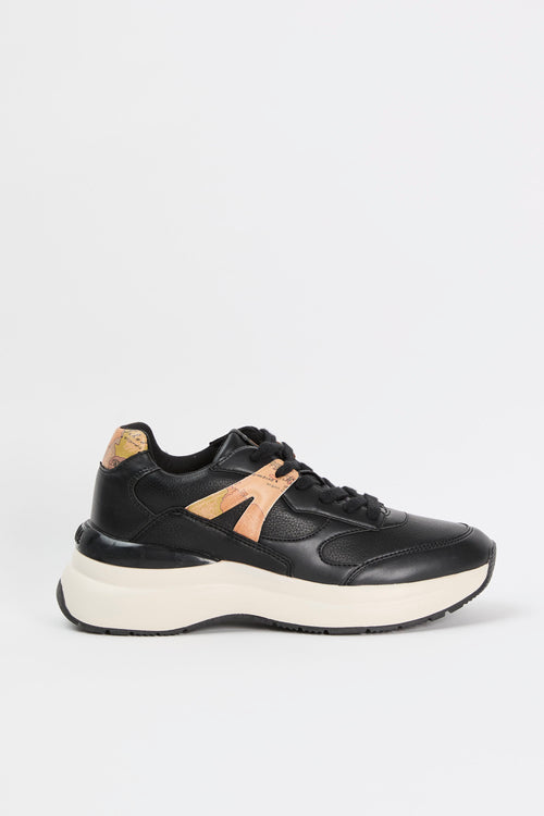 Alviero Martini Sneaker Nero/geo Beige Donna