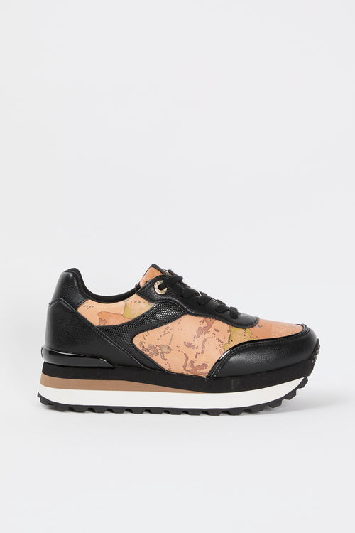 Alviero Martini Sneaker Nero/geo Beige Donna