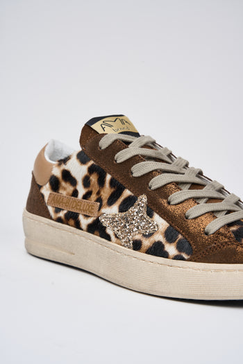 Ama-brand Sneaker Marrone/leo Donna - 4