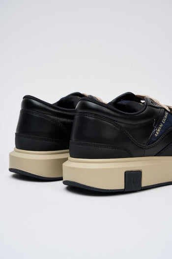 Armani Exchange Sneaker Black+denim Uomo - 5