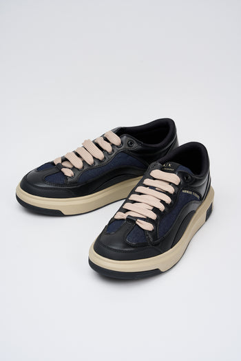 Armani Exchange Sneaker Black+denim Uomo - 6