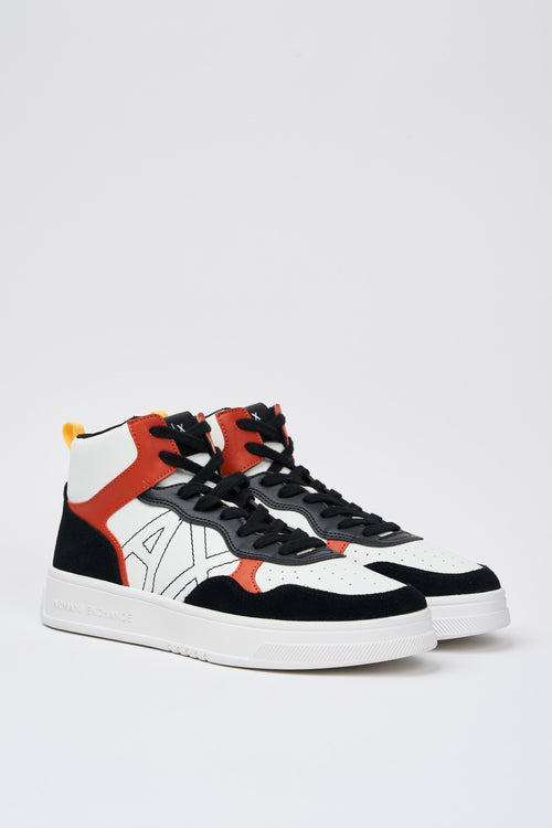 Armani Exchange Sneaker Black+orange Uomo - 2