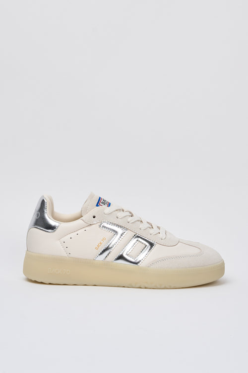 Back 70 Sneaker Metallic Silver Donna