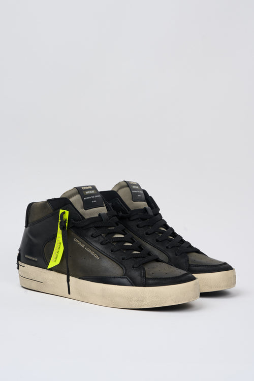 Crime London Sneaker Nero+militare Uomo - 2