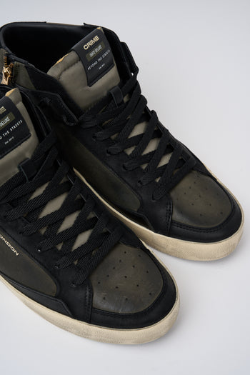 Crime London Sneaker Nero+militare Uomo - 3