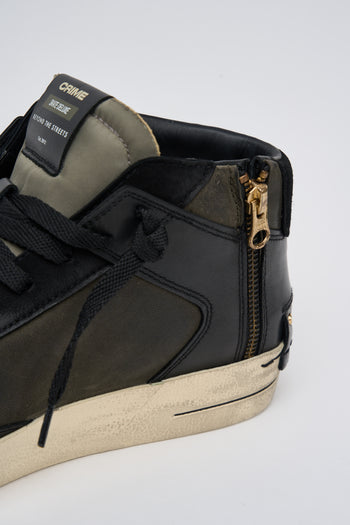 Crime London Sneaker Nero+militare Uomo - 6