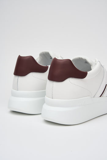 Hogan Sneaker Bianco+bordeaux Uomo - 5