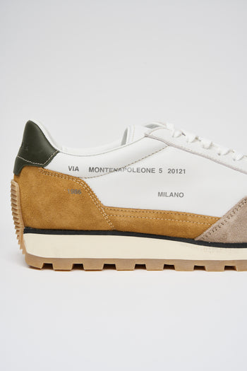 Hogan Sneaker Bianco+verde+beige Uomo - 4