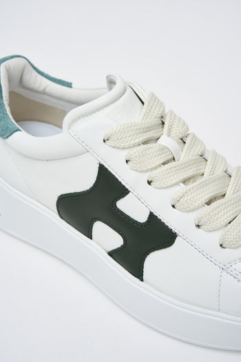 Hogan Sneaker Bianco+verde Donna - 4