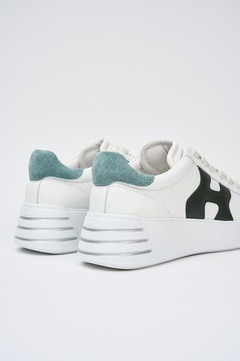 Hogan Sneaker Bianco+verde Donna - 5