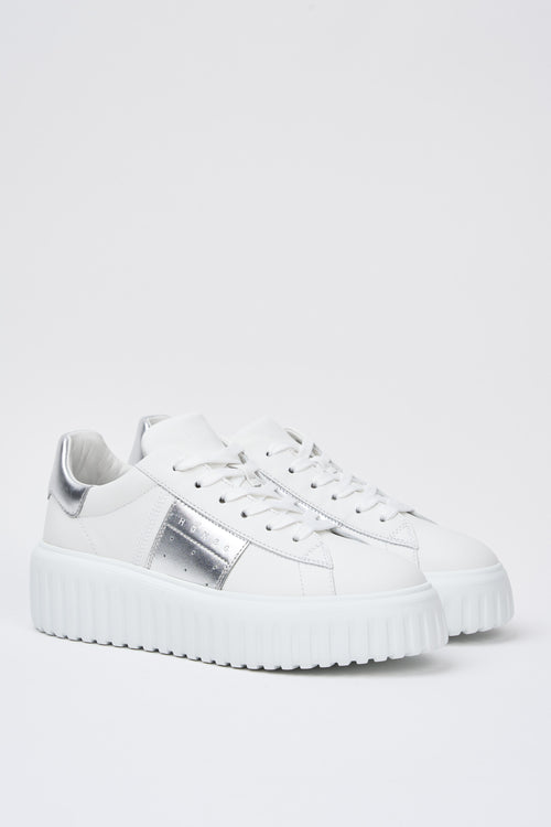 Hogan Sneaker Bianco+argento Donna - 2