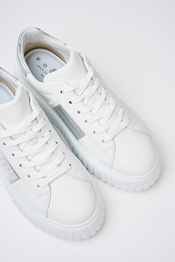 Hogan Sneaker Bianco+argento Donna - 3