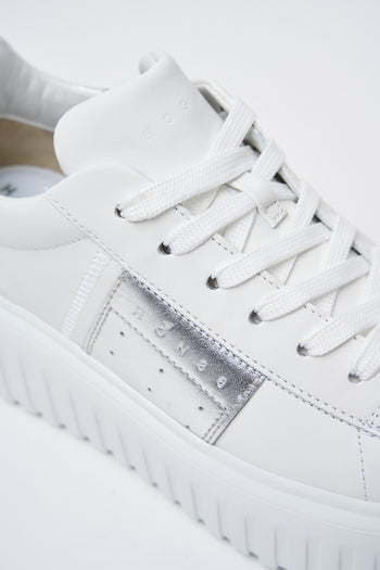 Hogan Sneaker Bianco+argento Donna - 4