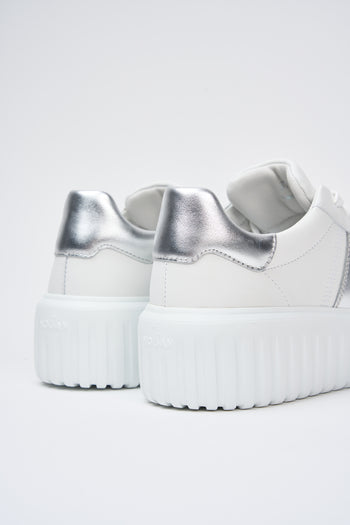Hogan Sneaker Bianco+argento Donna - 5
