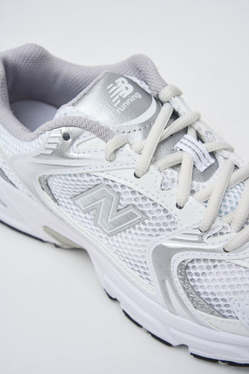 New Balance Sneaker White/silver Unisex - 4